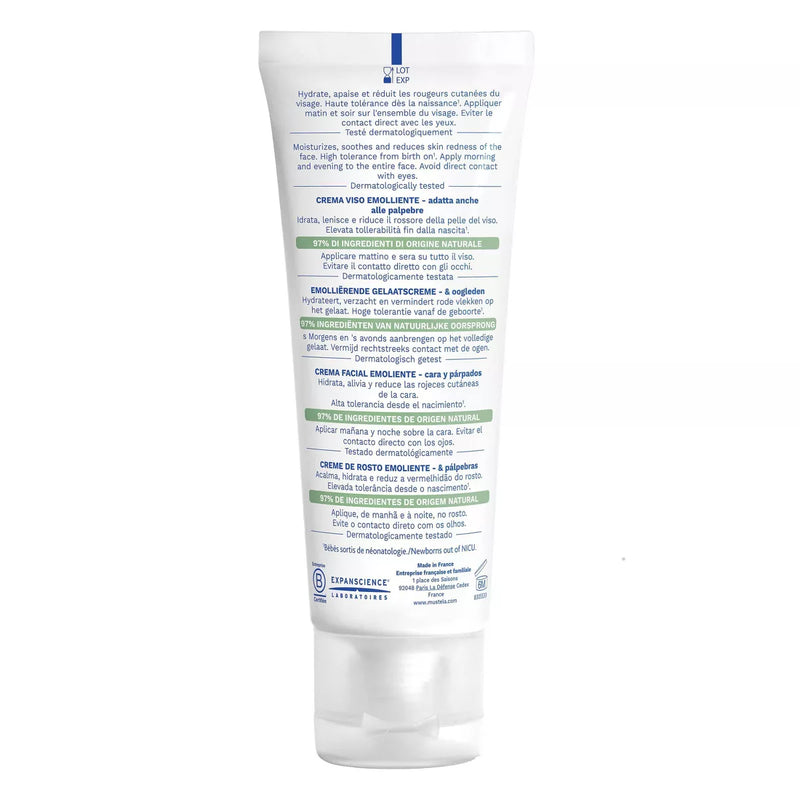 Mustela Baby Stelatopia Emollient Face & Eyelids Cream 40ml