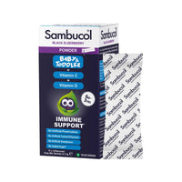 Sambucol Baby + Vitamin C + Vitamin D Black Elderberry Powder 14 Sachets