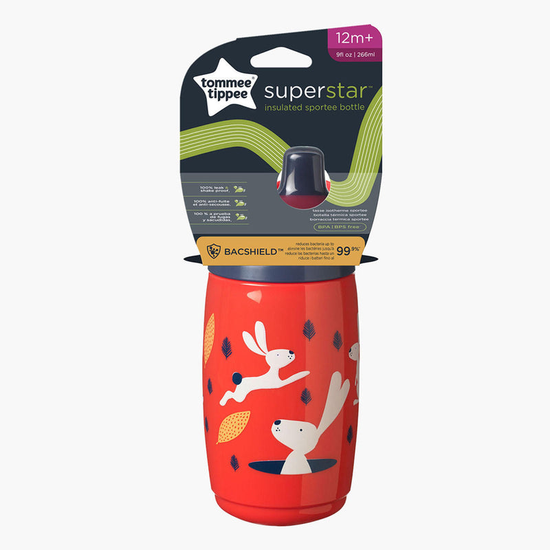 Tommee Tippee Insulated Sportee Water Bottle 12M+ 266ml