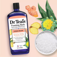 Dr Teals Foaming Bath with Pure Epsom Salt Stress Relief 1L