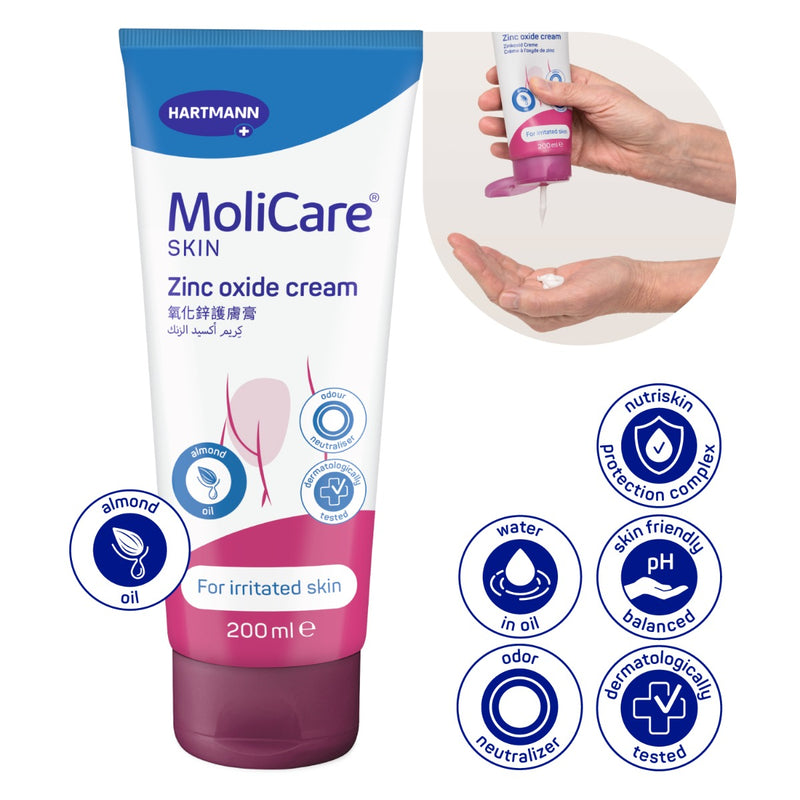 Molicare Skin Zinc Oxide Cream 200ml