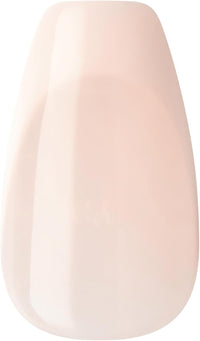 Kiss False Nails IFB02C Impress The No Glue Mani Genuine Bare French Medium 30 Count