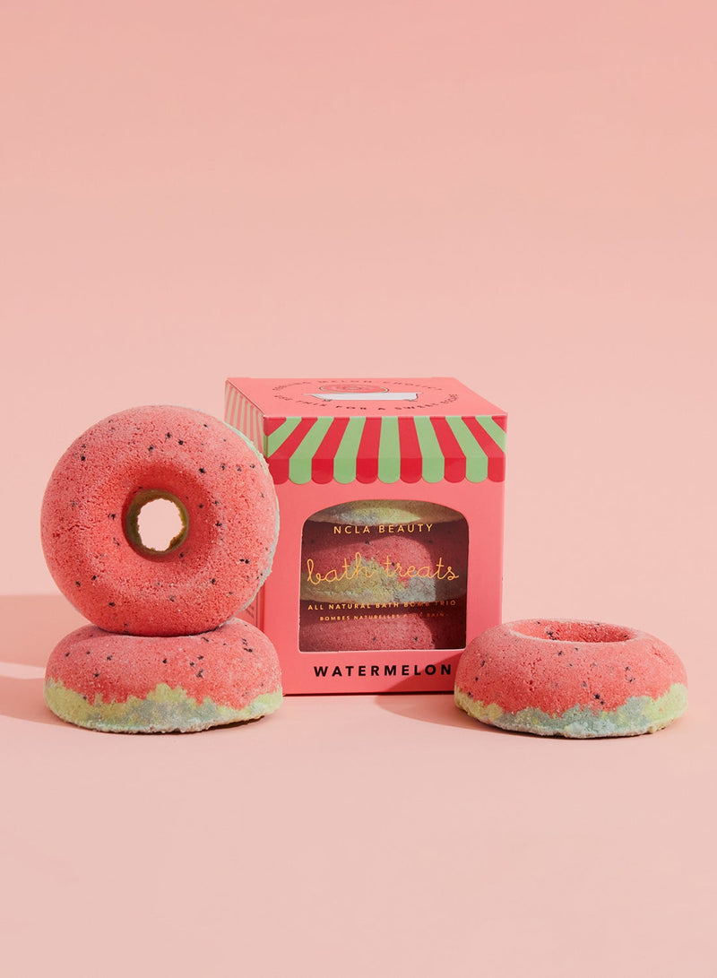 NCLA Beauty Bath Treats Bath Bomb 65g x 3 Set Watermelon