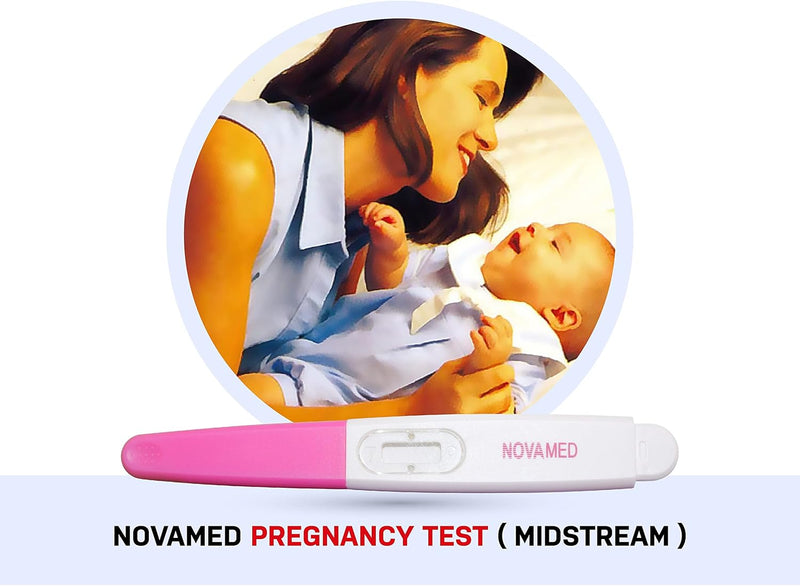 Novamed Pregnancy Test HCG Midstream One Step Pregnancy Test Kit