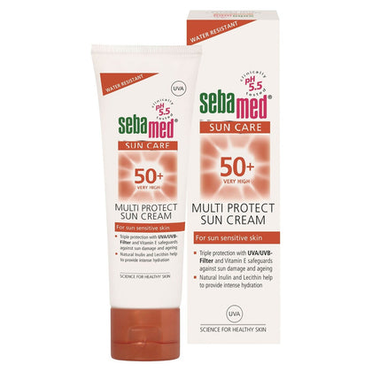 Sebamed Sun Care Multi Protect Sun Cream SPF50+ Very High 75ml - Chemist Warehouse UAE