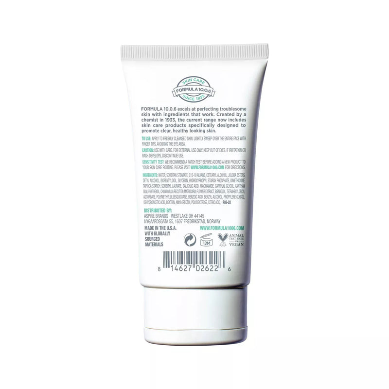 Formula 10.0.6 Feel So Soft Oil Free Moisturizer 60ml