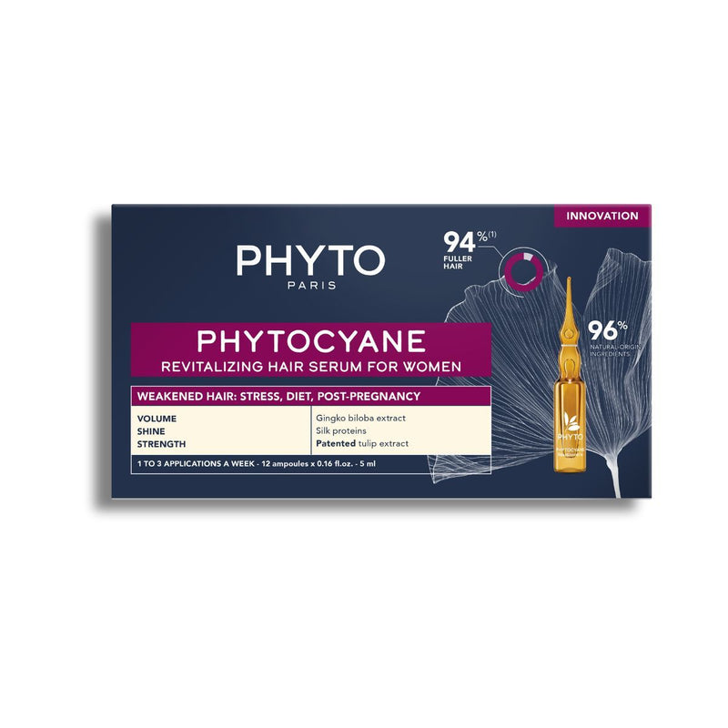 Phyto Phytocyane Revitalizing Hair Serum Women 5ml 12 Vials