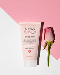 Natio Rose Water Hydration Moisture Boost Day Cream Gel 75ml