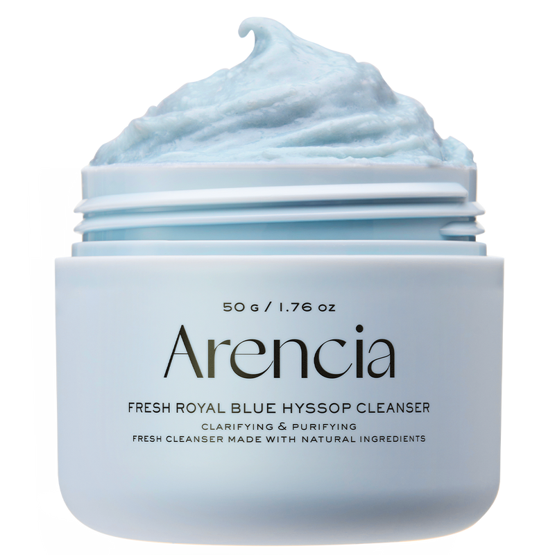 Arencia Fresh Blue Hyssop Rice Mochi Cleanser 120g