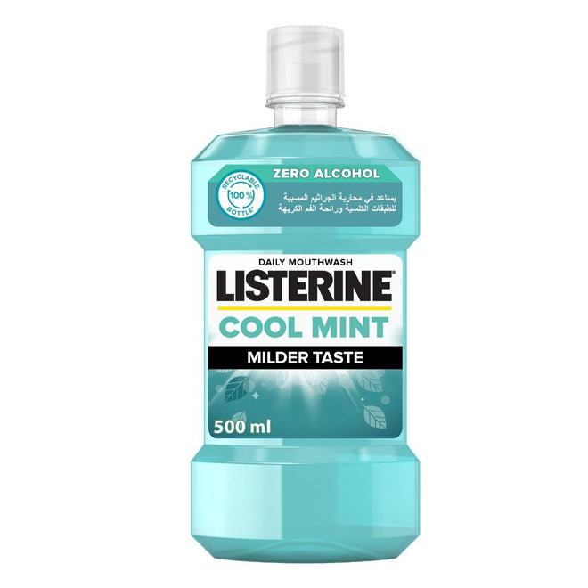 Listerine Mouthwash Milder Taste Cool Mint Zero 500ml