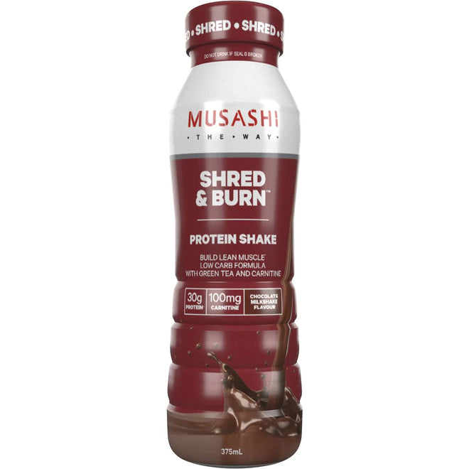 Musashi Shred & Burn Shake Chocolate 375ml