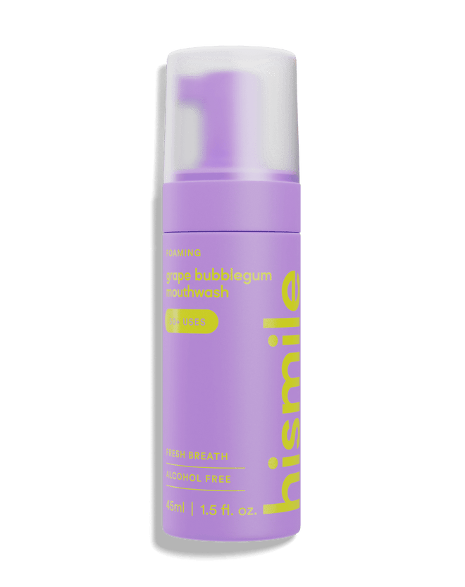 Hismile Foam Mouthwash Grape Bubblegum 45ml