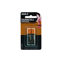 Duracell Battery Alkaline AAA 1.5V Alkaline 2 Pieces