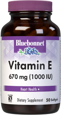 Bluebonnet Vitamin E 1000IU 50 Softgels