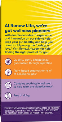 Renew Life Gas Stop Enzyme Formula 60 Vegetarian Capsules