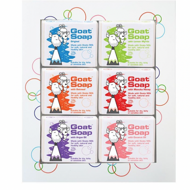 Goat Soap Gift Pack 100g 6 pack