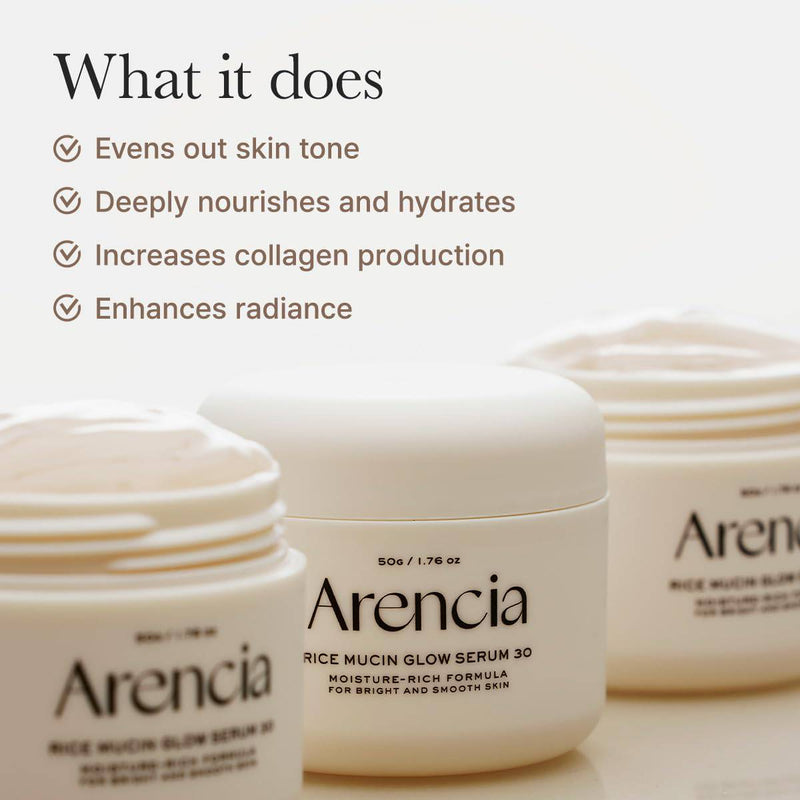 Arencia Rice Mucin Glow Serum 30 50g