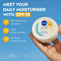 Nivea Soft Daily UV Moisturizing Cream SPF15 100ml