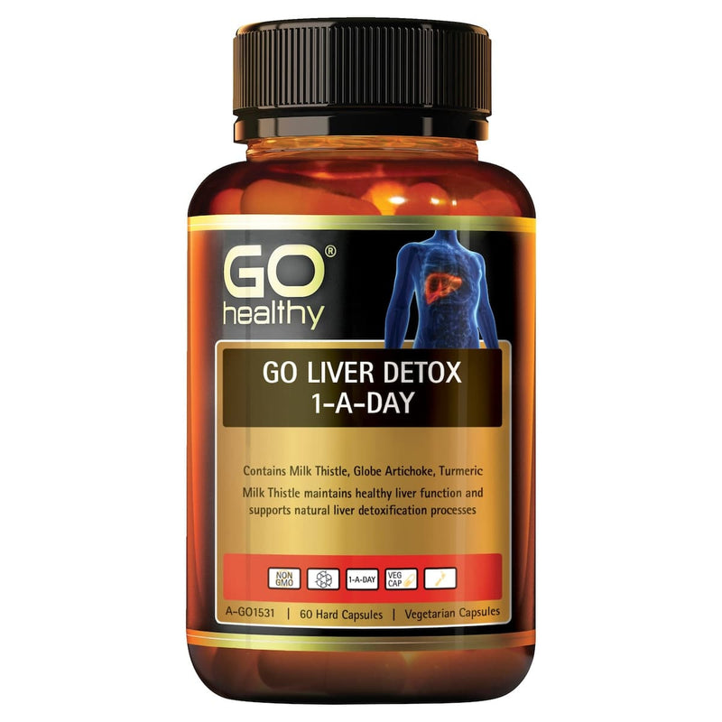 GO Healthy Liver Detox One-A-Day 60 Capsules
