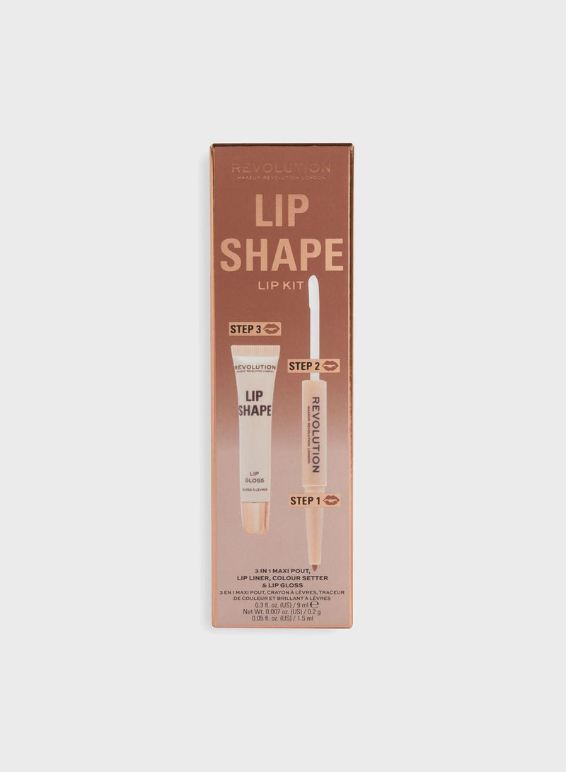 Revolution Makeup Lip Lift Kit Chauffeur Nude