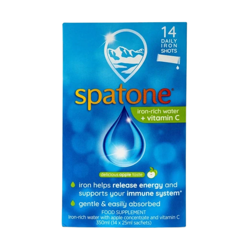 Spatone Iron Rich Water + Vitamin C Apple 25ml x 14 Sachets