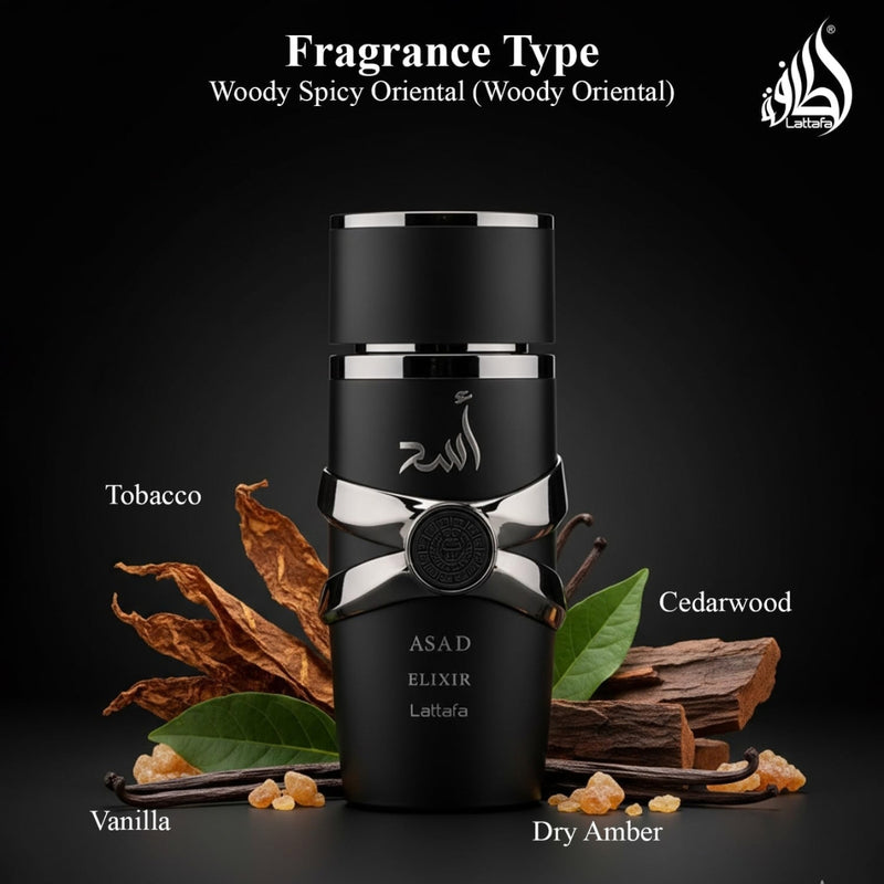 Lattafa Asad Elixir Eau de Parfum 100ml