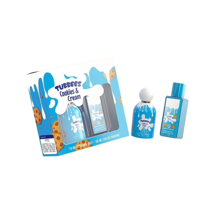 Tubbees Cookies & Cream Eau de Parfum 50ml + Perfume Mist 75ml Gift Set