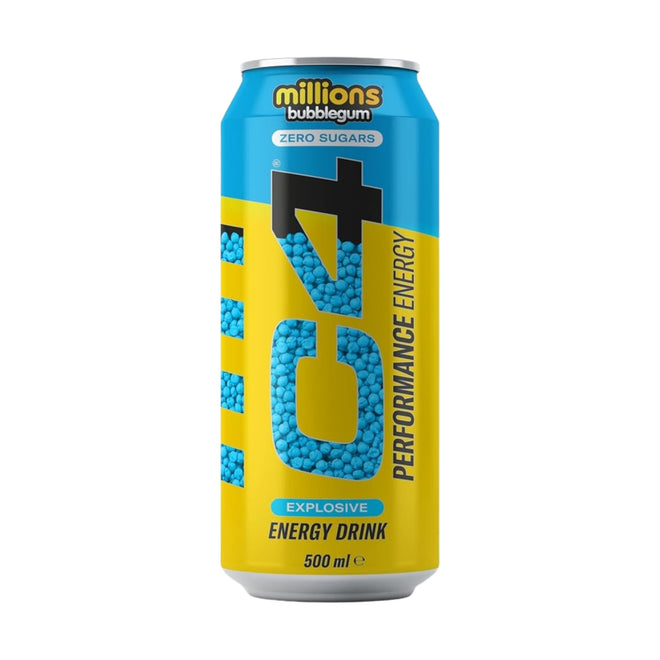 Cellucor C4 Original Energy Drink Zero Sugar Millions Bubblegum 500ml