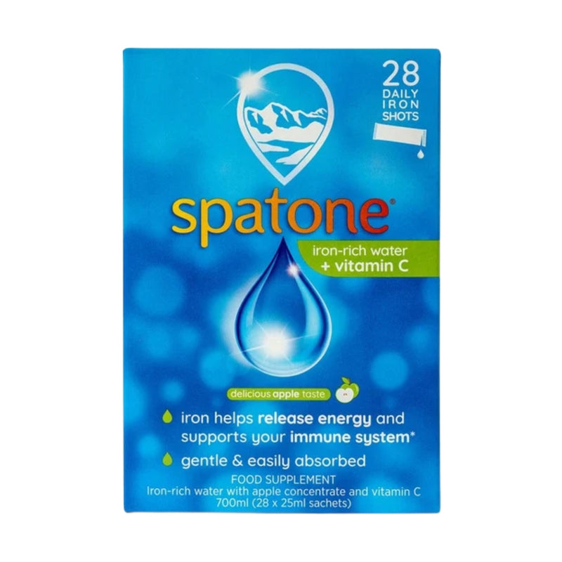 Spatone Iron Rich Water + Vitamin C Apple 25ml x 28 Sachets