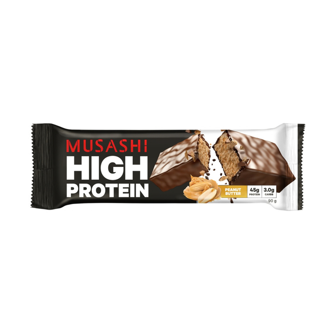 Musashi High Protein Bar Peanut Butter 90g