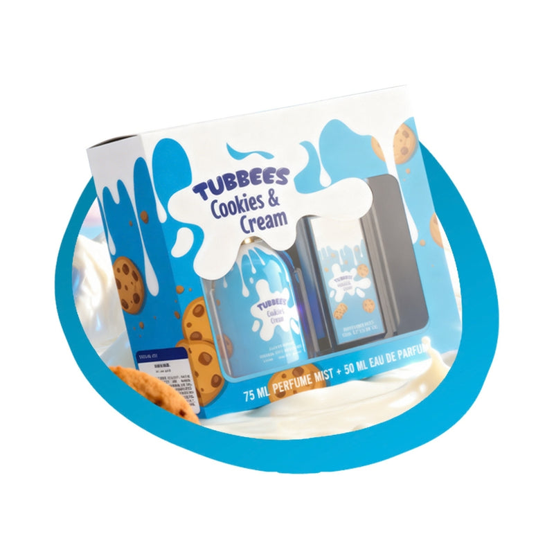 Tubbees Cookies & Cream Eau de Parfum 50ml + Perfume Mist 75ml Gift Set