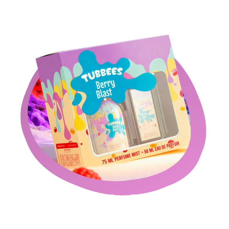 Tubbees Berry Blast Eau de Parfum 50ml + Perfume Mist 75ml Gift Set