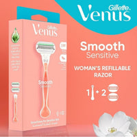 Venus Razor Smooth Sensitive + 2 Refills