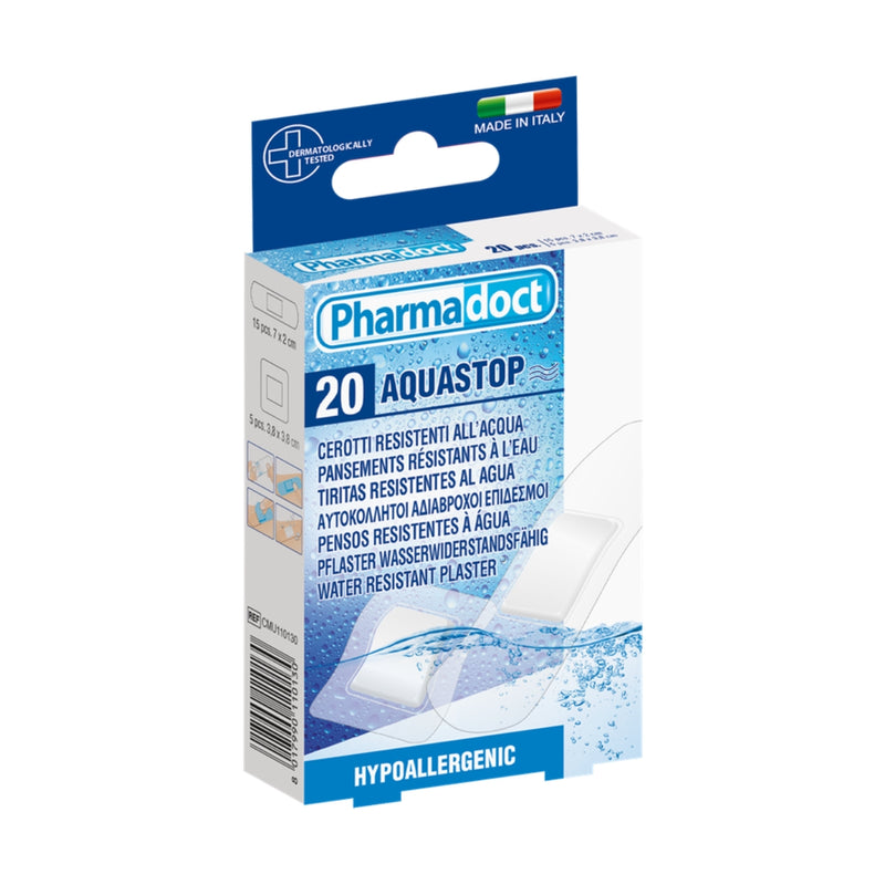 Pharmadoct Aquastop Assorted Sizes 20 Plasters