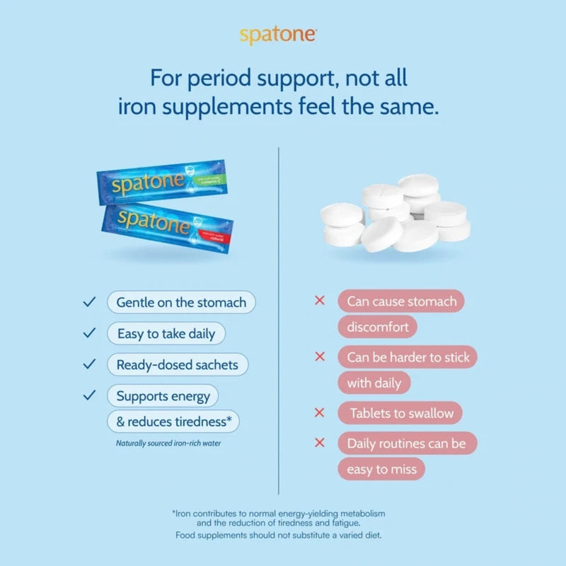 Spatone Iron Rich Water + Vitamin C Apple 25ml x 28 Sachets