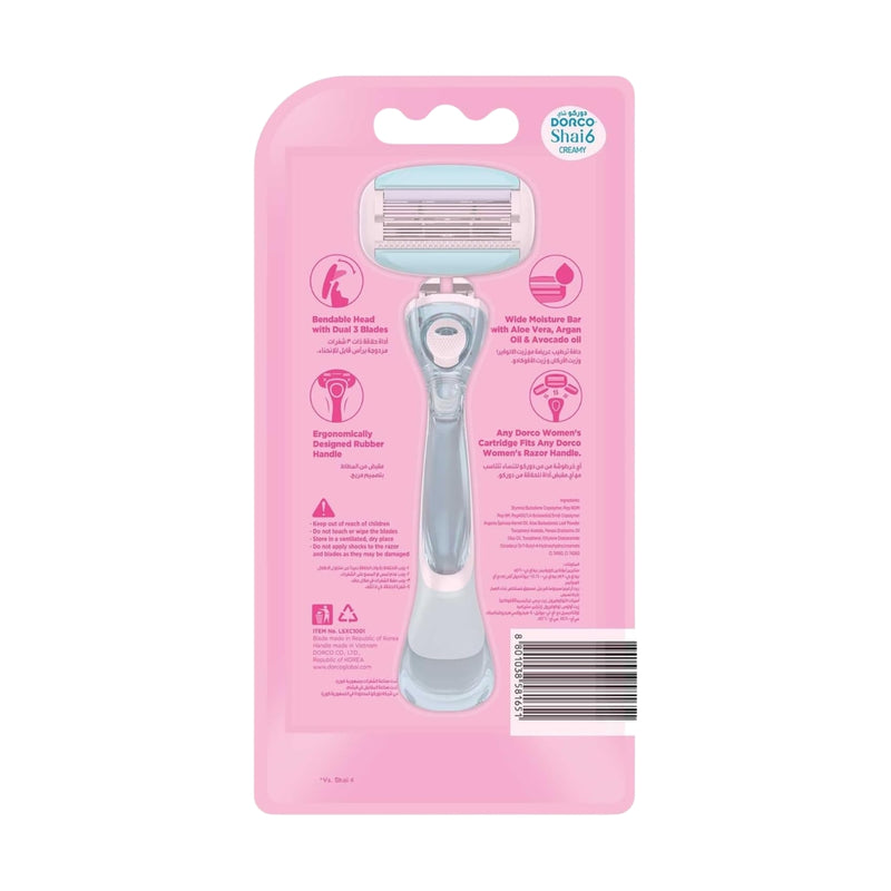Dorco Razor Shai 6 Creamy - For Women