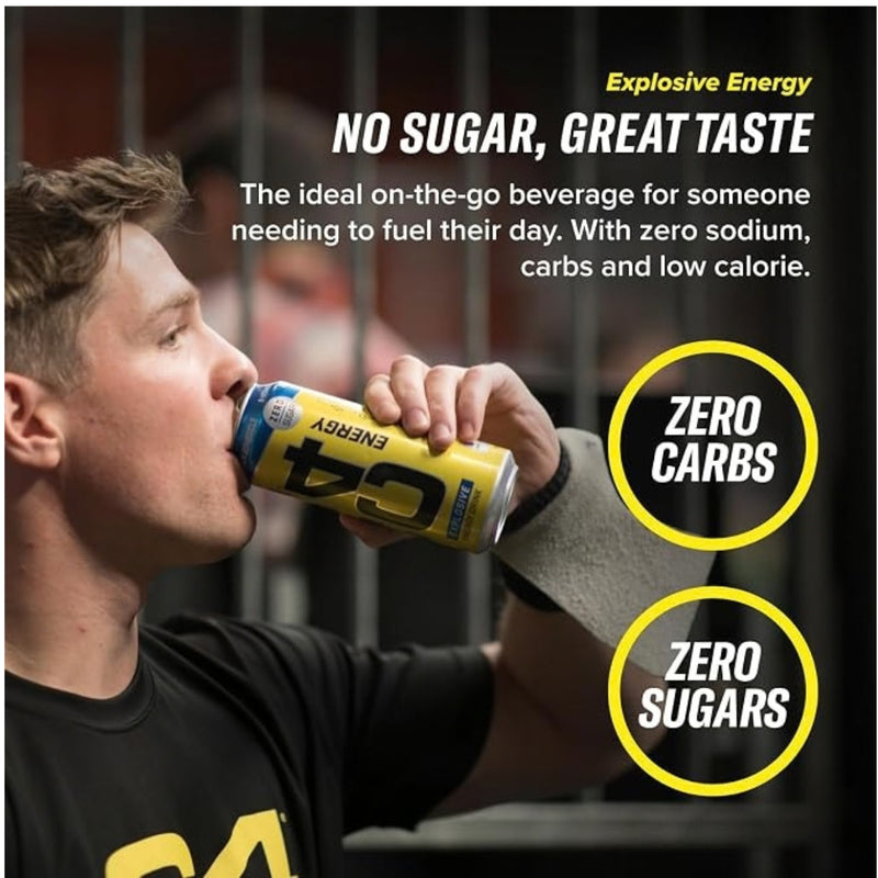 Cellucor C4 Original Energy Drink Zero Sugar Millions Strawberry 500ml