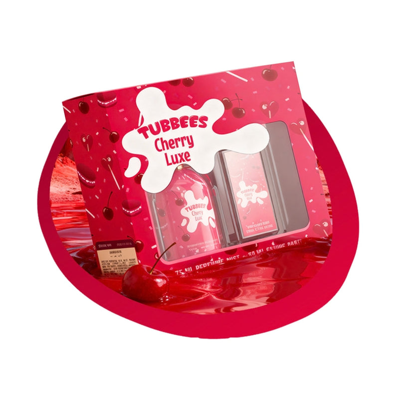 Tubbees Cherry Luxe Eau de Parfum 50ml + Perfume Mist 75ml Gift Set