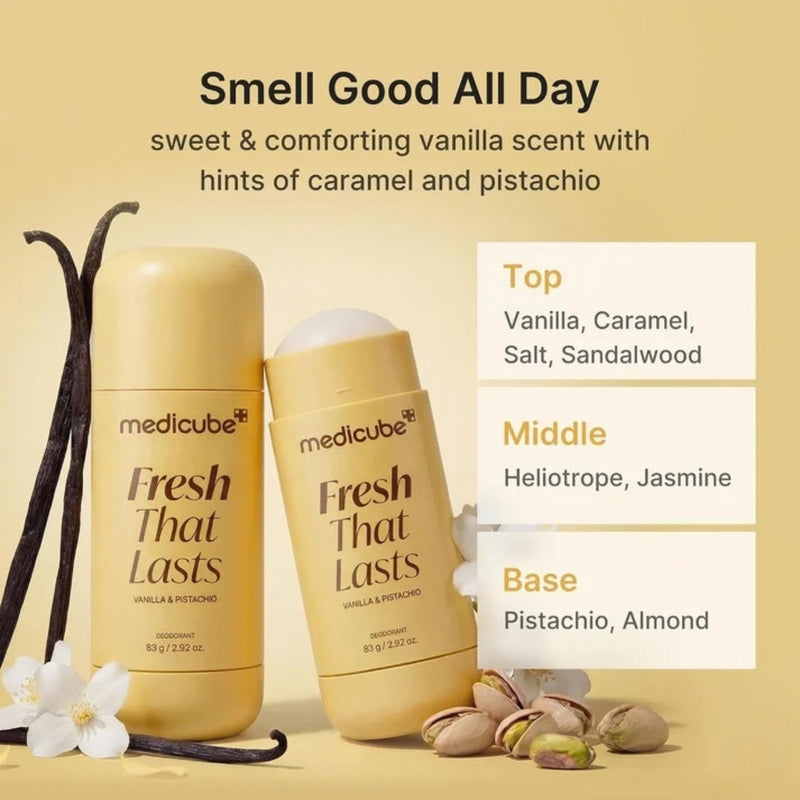 Medicube Fresh That Lasts Deodorant Vanilla & Pistachio 80g