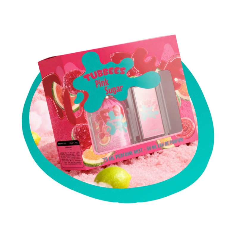 Tubbees Pink Sugar Eau de Parfum 50ml + Perfume Mist 75ml Gift Set