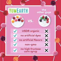 Yum Earth Organic Fruit Lollipops 14 Pieces