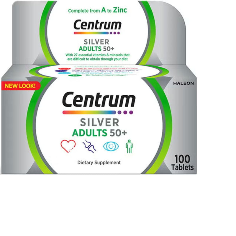 Centrum Silver Adults 50+ 100 Tablets