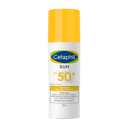 Cetaphil Sun Face Fluid SPF50+ Tinted 50ml - Chemist Warehouse UAE