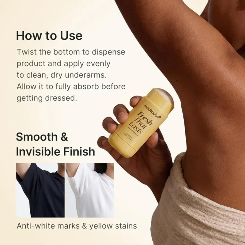 Medicube Fresh That Lasts Deodorant Vanilla & Pistachio 80g