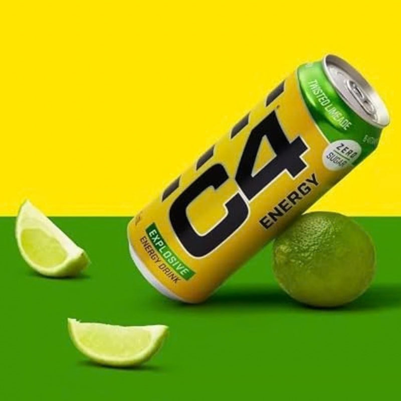 Cellucor C4 Original Energy Drink Zero Sugar Twisted Limeade 500ml