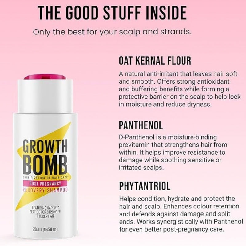 Growth Bomb Post Pregnancy Recovery Shampoo 250ml