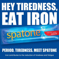 Spatone Iron Rich Water Natural 20ml x 28 Sachets