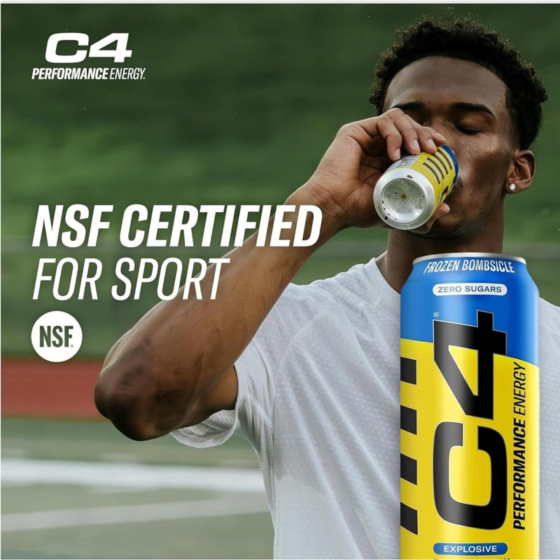 Cellucor C4 Original Energy Drink Zero Sugar Frozen Bombsicle 500ml