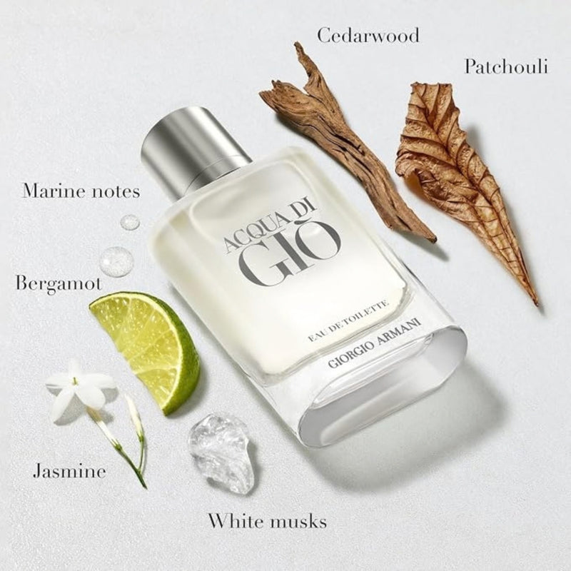 Giorgio Armani Acqua Di Gio Pour Homme Eau de Toilette 100ml Refillable