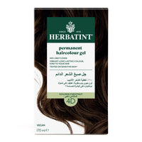Herbatint Permanent Hair Color Gel 4D Golden Chestnut 150ml